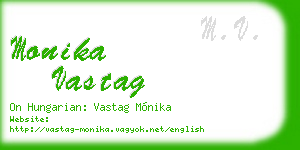 monika vastag business card